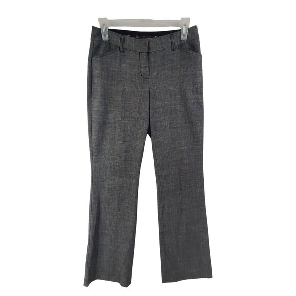Express Design Studio Dress Pants Flat Front Gray Women's Size 0R - Picture 1 of 10